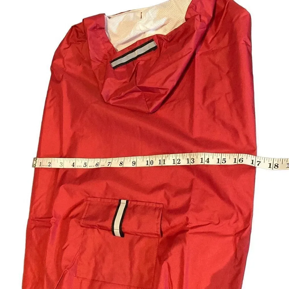 Reflective Large Dog Coat with Back Pocket and Hood NEW